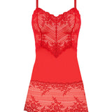 Wacoal Embrace Lace Chemise in Equestrian Red