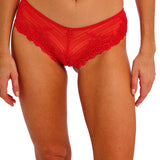 Wacoal Embrace Lace Brazilian Brief in Equestrian Red