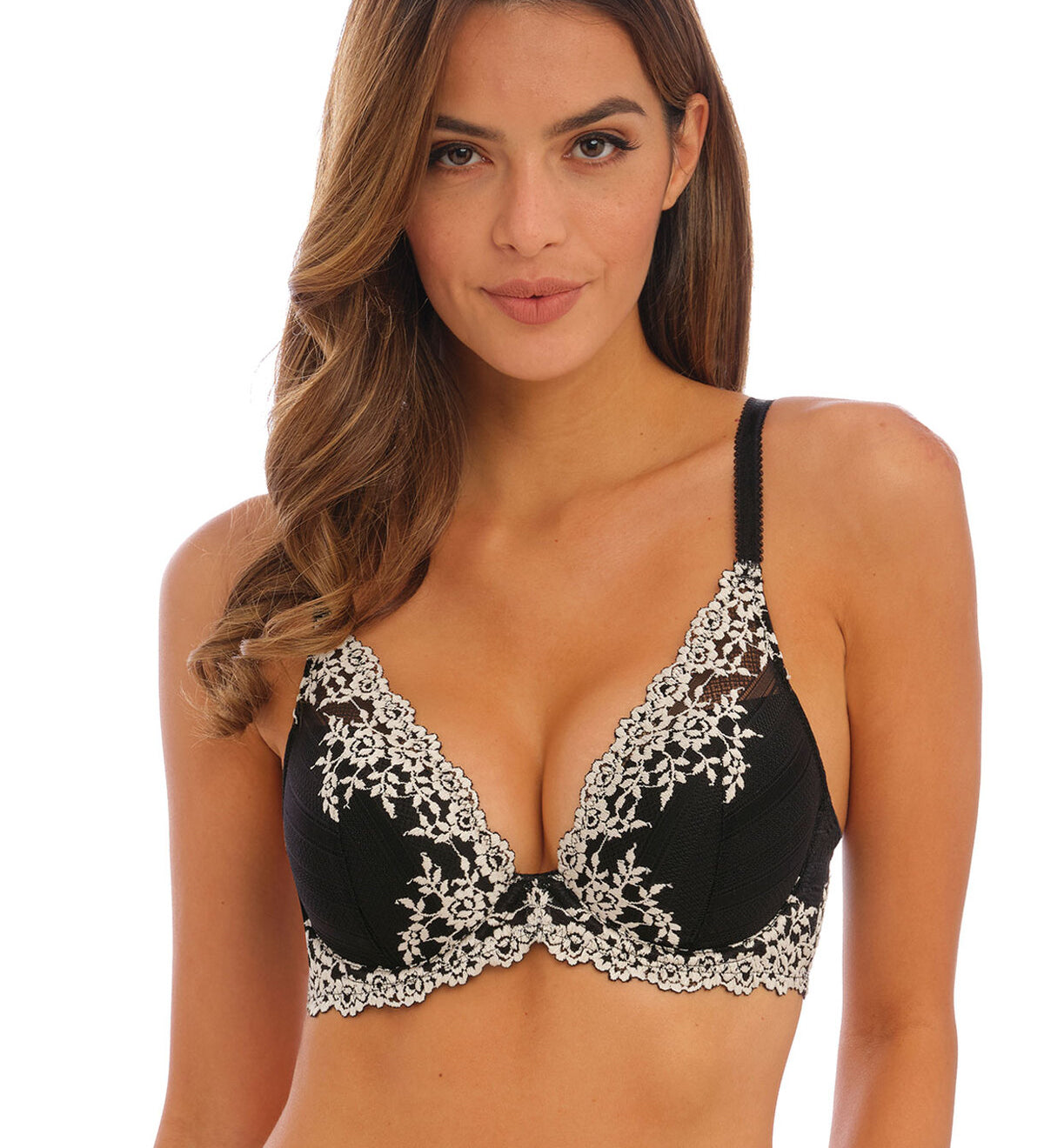 Wacoal Embrace Lace Plunge Bra Continuity Colours