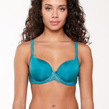 Lingadore Daily Lace Bra - Fashion Colours 1 - Antique Rose, Dark Slade, Deep Lake, Illusion Blue, Pink Lavender & Sunny Lime