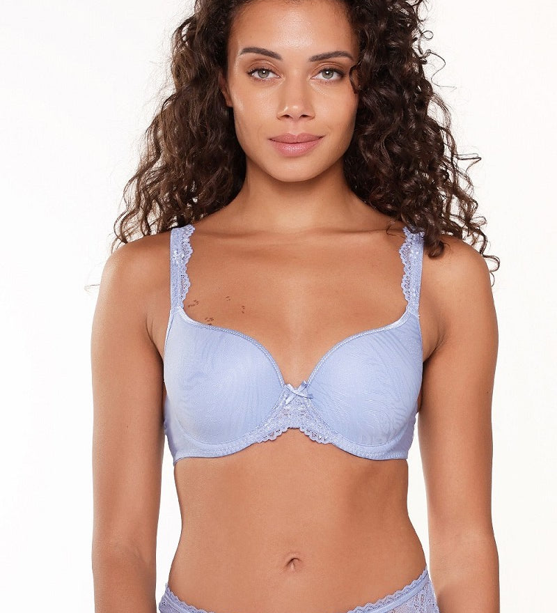 Lingadore Daily Lace Bra in Misty Blue Jacquard