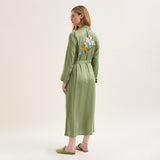 Laurence Tavernier Ines Olive Long Dressing Gown