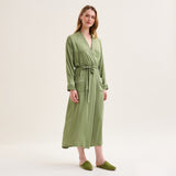 Laurence Tavernier Ines Olive Long Dressing Gown