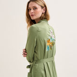 Laurence Tavernier Ines Olive Long Dressing Gown