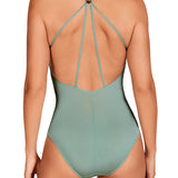 Dolores Cortes Plunge Swimsuit