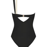 Beachlife Vanilla & Black Swimsuit