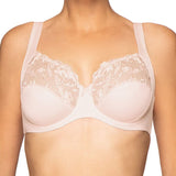 Felina Moments Underwired Full Cup Bra - Admiral Blue & Dusty Rose