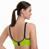 Anita Active Sports Bra in Green Apple, Peacock, Smart Rose & White