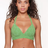 Lingadore Kiwi Green Padded Triangle Bikini Top