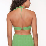 Lingadore Kiwi Green Padded Triangle Bikini Top