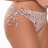 Lingadore Zebra Print Tie Side Bikini Brief