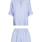 Lingadore Blue Stripe PJ Short Set