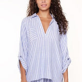 Lingadore Blue Stripe PJ Short Set