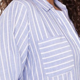 Lingadore Blue Stripe PJ Short Set