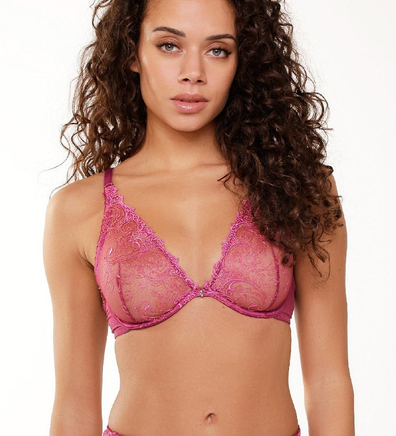 Lingadore Triangle Bra in Raspberry