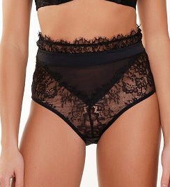 Lingadore High Waist Brief in Black