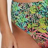 Lingadore Tropical Flower Print High Leg Bikini Brief