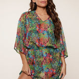 Lingadore Tropical Flower Print  Cover-Up/Tunic