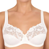 Felina Moments Underwired, Full Cup Bra - Vanilla & White