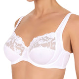 Felina Moments Underwired, Full Cup Bra - Vanilla & White