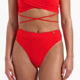 Beachlife Fiery Red HW Bikini Bottom