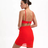 Beachlife Fiery Red Beach Skirt/Dress