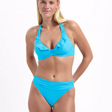 Cyell Aqua Halter Bikini Top