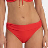 Cyell High Bikini Brief in Black or Scarlet